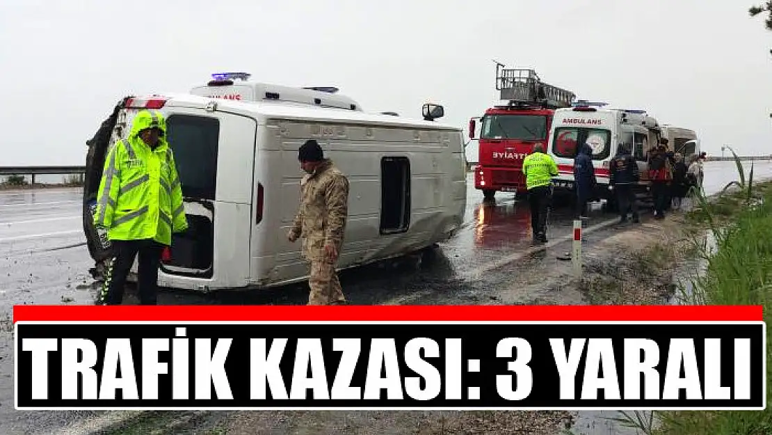 Trafik kazası: 3 yaralı