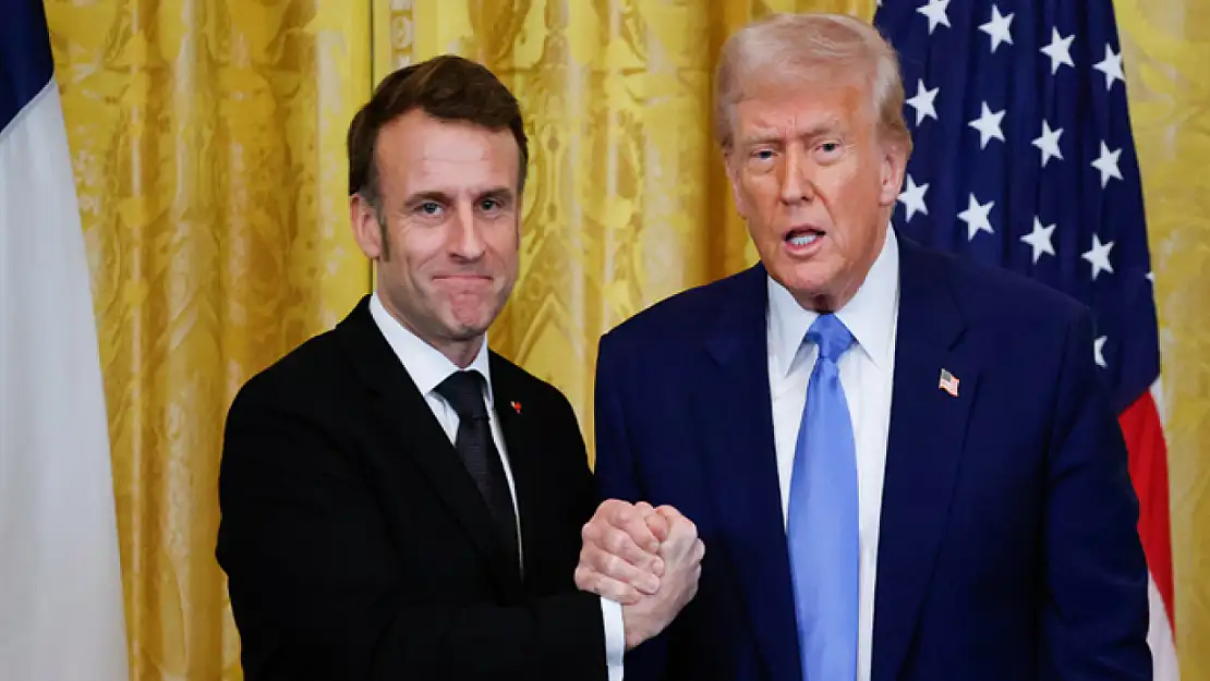 Trump ve Macron, Beyaz Saray'da bir araya geldi