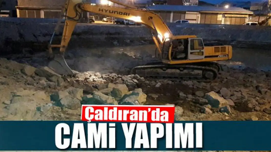 Çaldıran'da cami yapımı