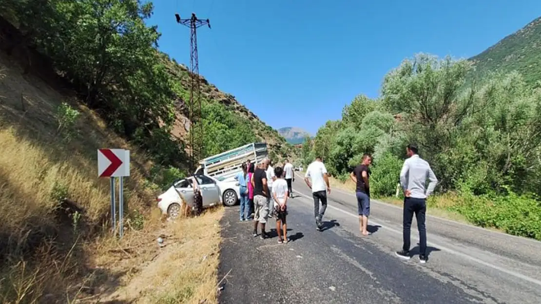Tunceli'de trafik kazası