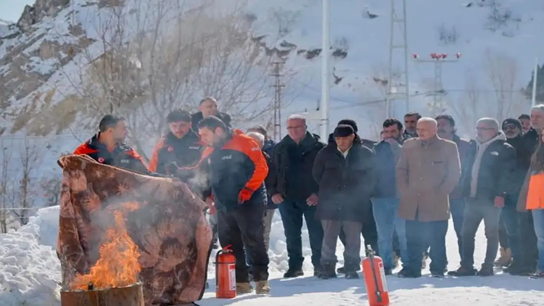 Tunceli'de 'Yangın Farkındalık Eğitimi' düzenlendi