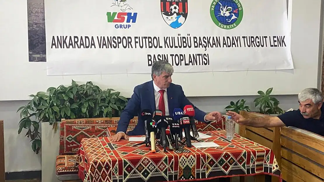 Turgut Lenk: Vanspor'u gerektiği yerde Süper Lig'e çıkarma çabamız olacak