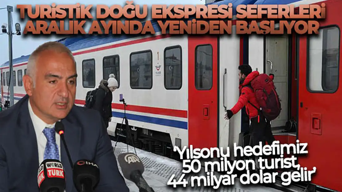 Turistik Doğu Ekspresi seferleri aralık ayında yeniden başlıyor