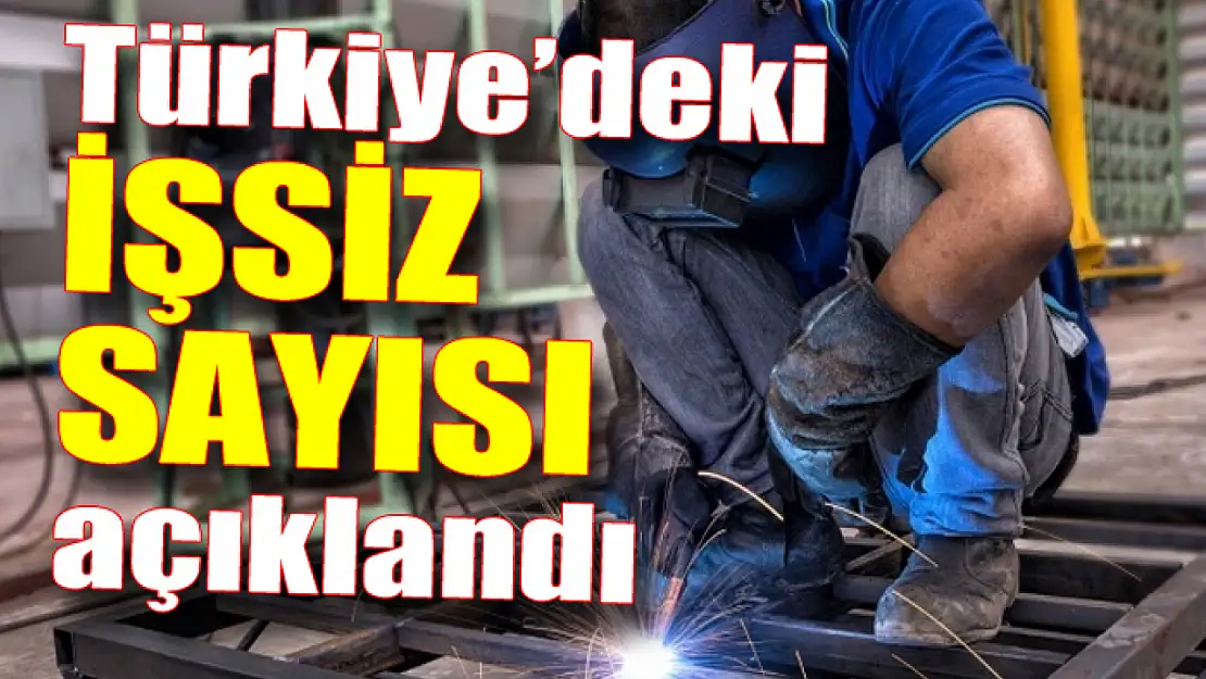 Türkiye'de ki işsizlik sayısı açıklandı