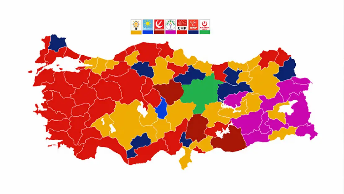 Türkiye Geneli 31 Mart İl İl Yerel Seçim Sonuçları