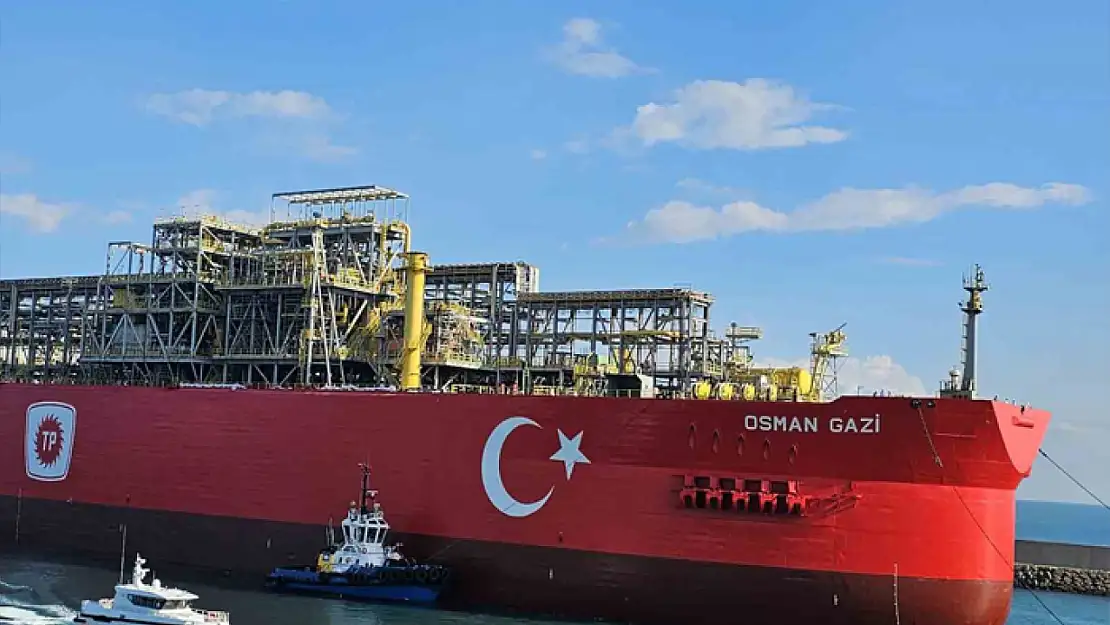 Türkiye'nin ilk yüzer gaz üretim platformu Osman Gazi Filyos Limanı'nda