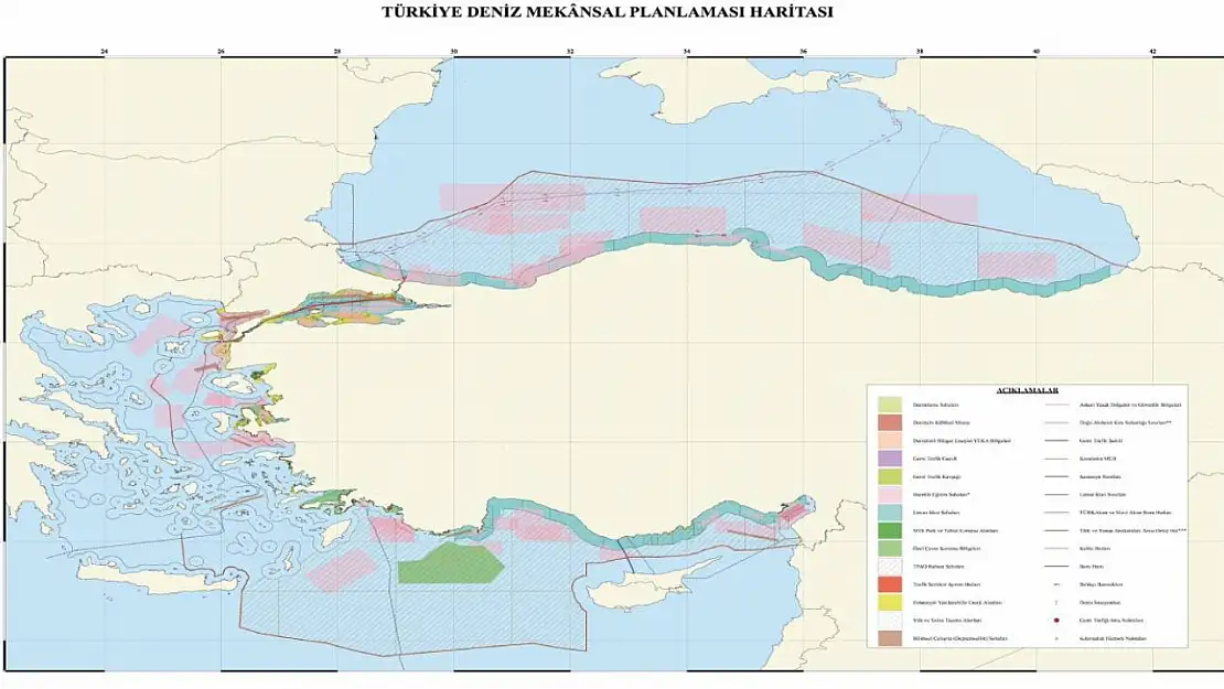 Türkiye'nin yeni Deniz Koruma Alanları ulusal Deniz Planlama Haritasına eklendi
