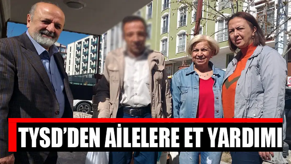 Türkiye Yardım Sevenler Derneği'nden ailelere et yardımı