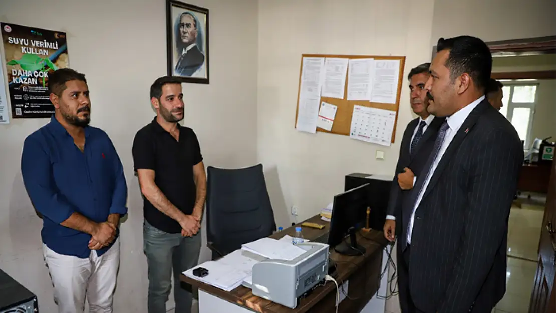 Türkmenoğlu'ndan Tarım ve Orman Müdürlüğü ziyareti