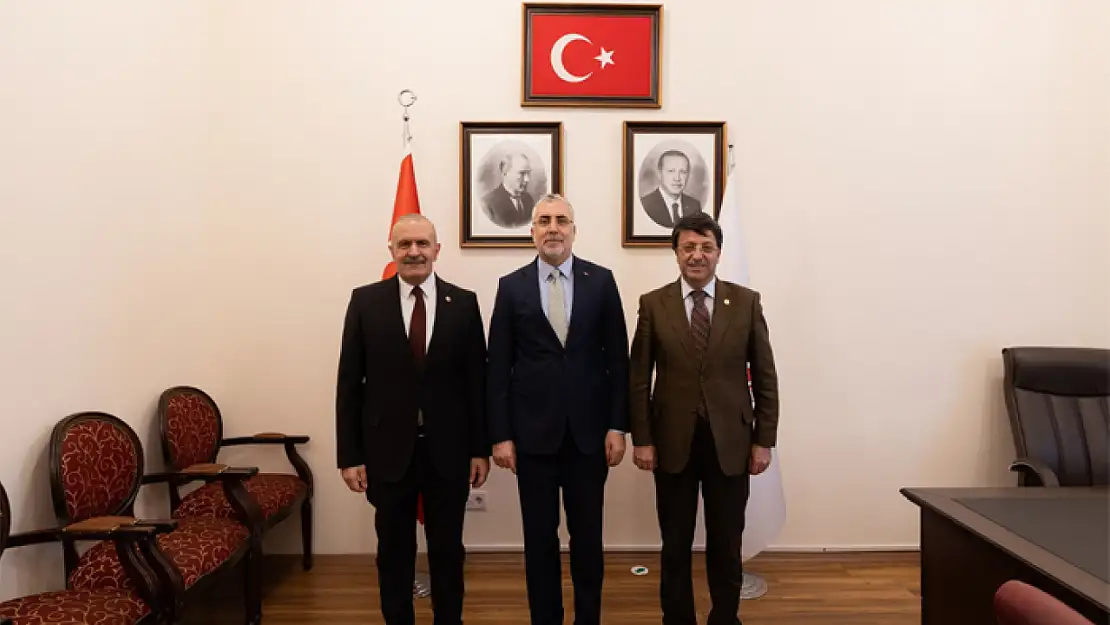 Türkmenoğlu ve Kayatürk, Bakan Işıkhan'la bir araya geldi