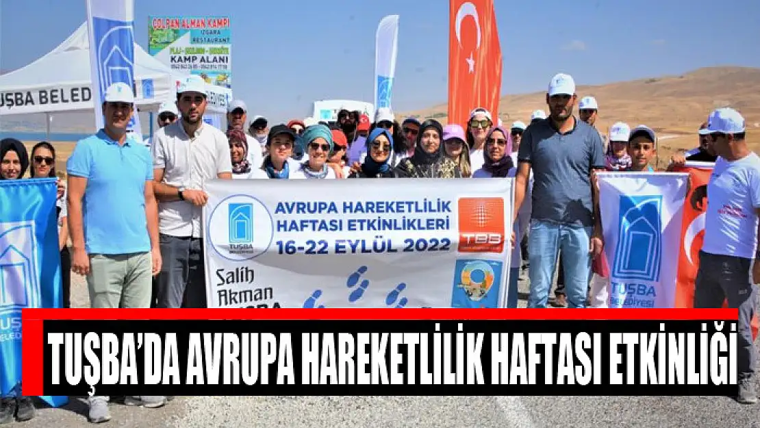 Tuşba'da Avrupa Hareketlilik Haftası etkinliği