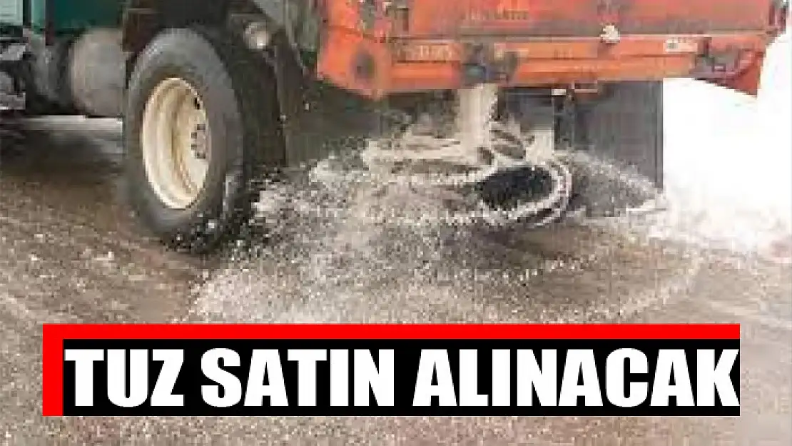 Tuz satın alınacak