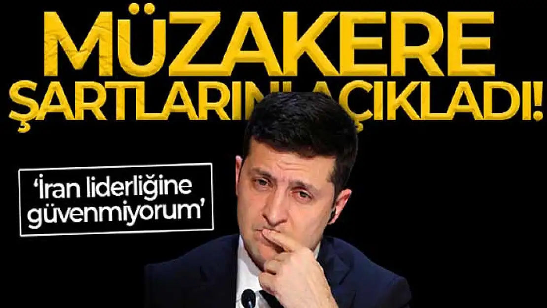 Ukrayna Devlet Başkanı Zelenskiy: 'İran liderliğine güvenmiyorum'