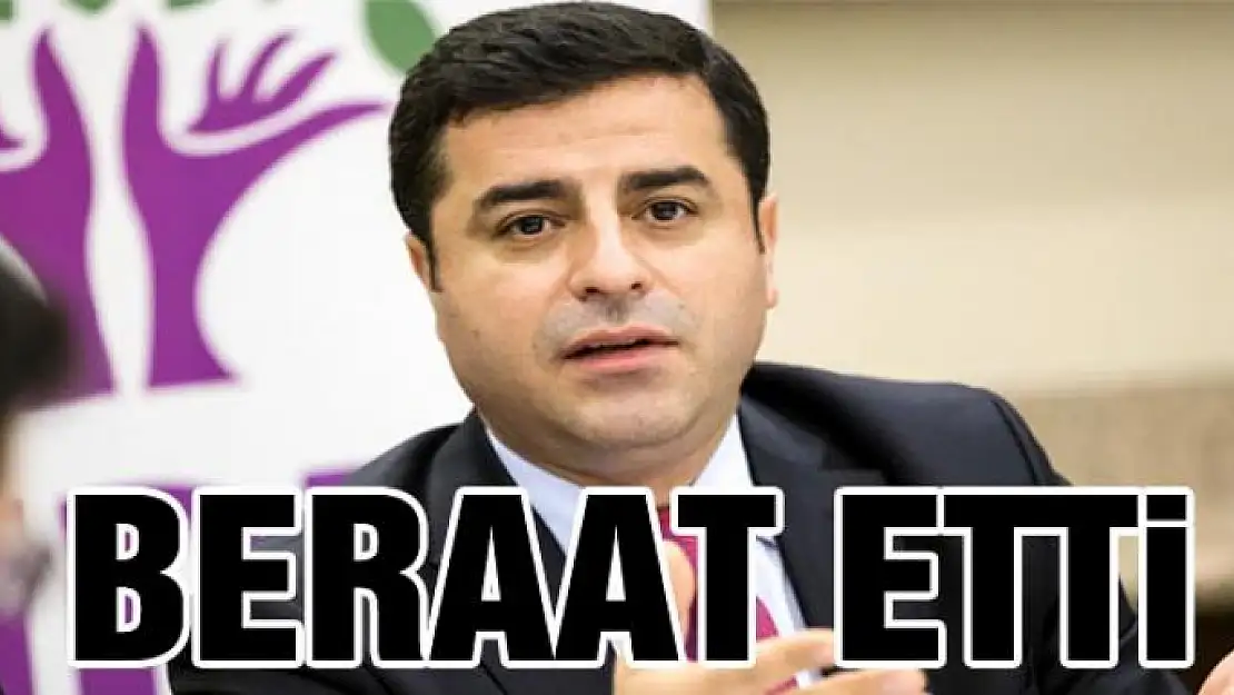 Selahattin Demirtaş'a beraat