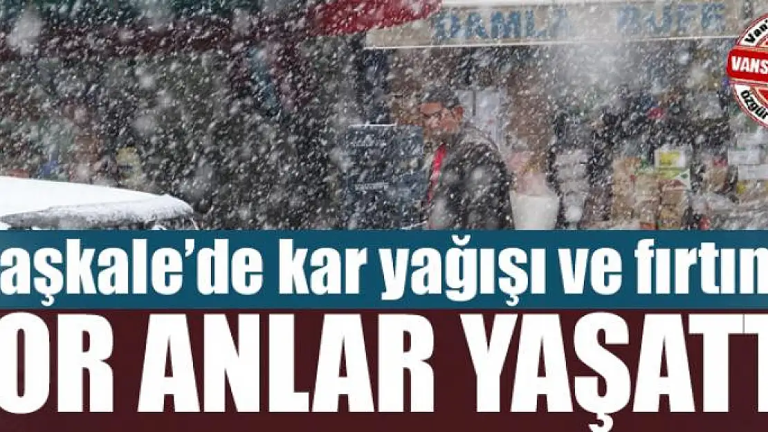 Başkale kar yağışı