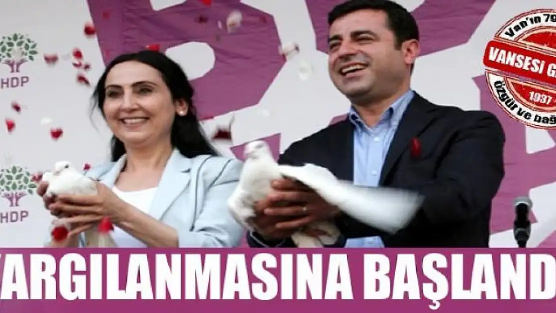 Figen Yüksekdağ hakim karşısında 