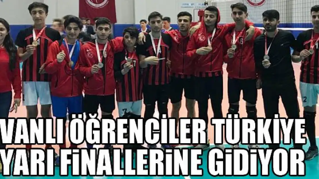 Vanlı öğrenciler Türkiye yarı finallerine gidiyor