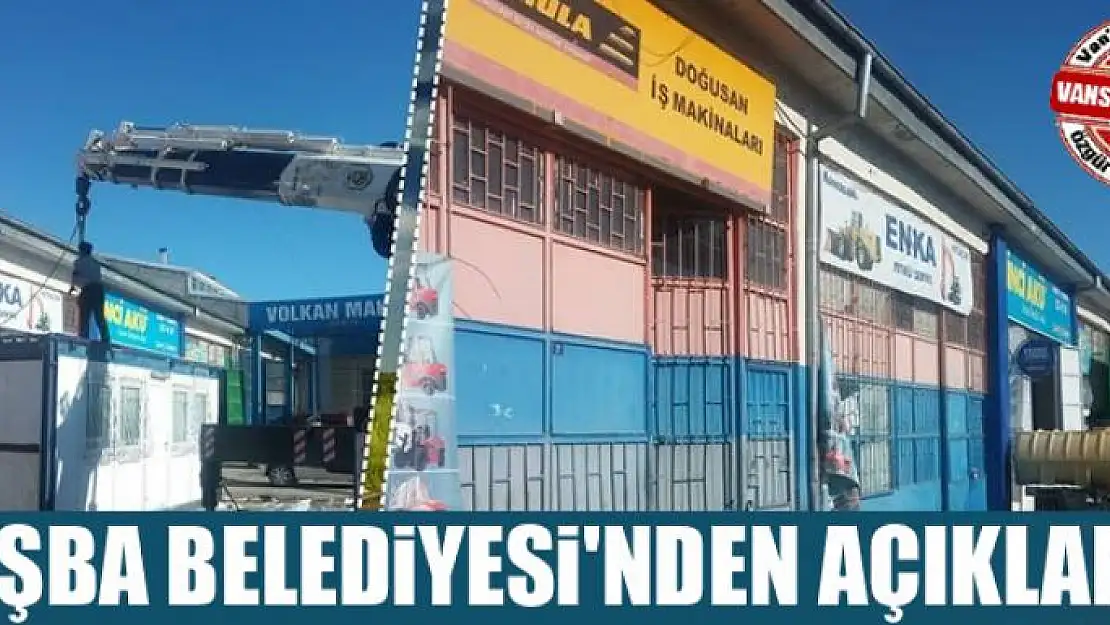 Tuşba Belediyesi'nden açıklama