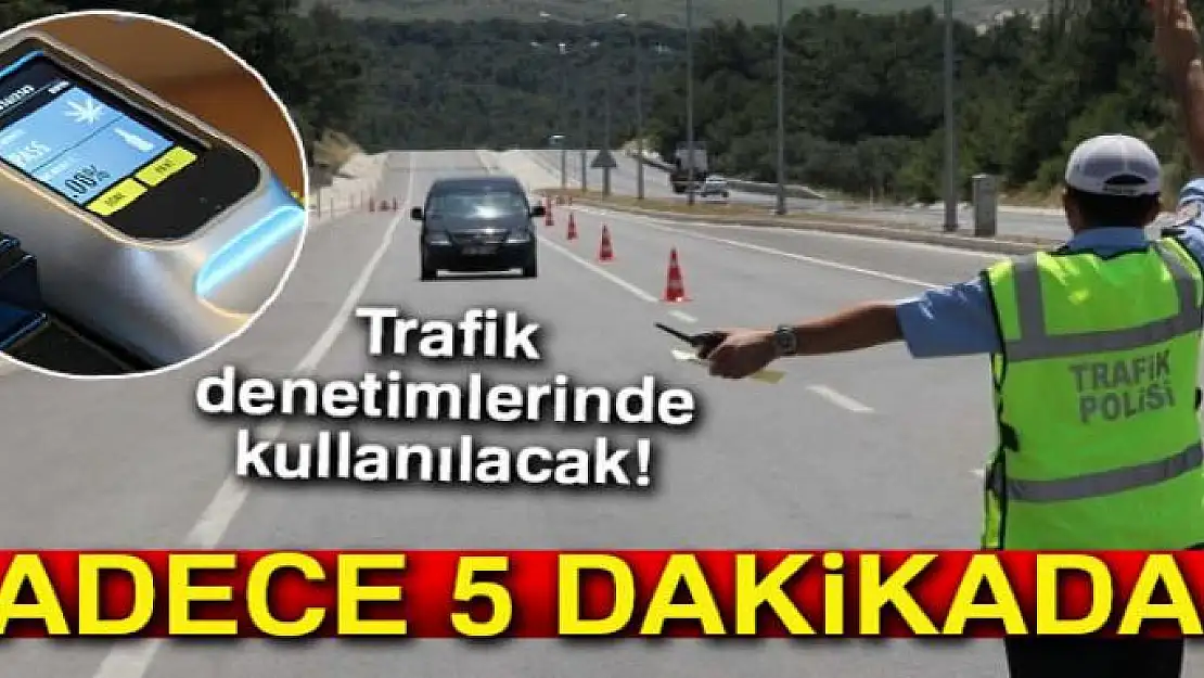 Uyuşturucu madde testi artık nefesten yapılacak