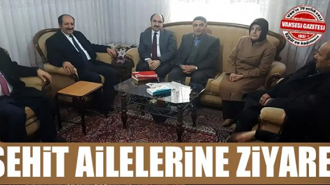 Başkan Soğanda şehit ailelerini ziyaret etti