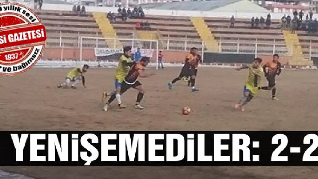 Yolspor ile Birlikspor yenişemedi: 2-2