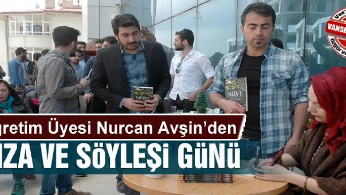 Öğretim üyesinden imza ve söyleşi günü