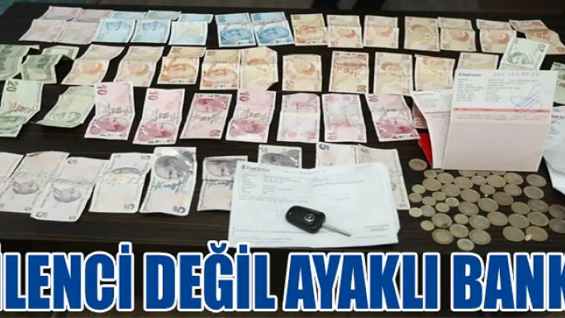 Dilenci değil ayaklı banka