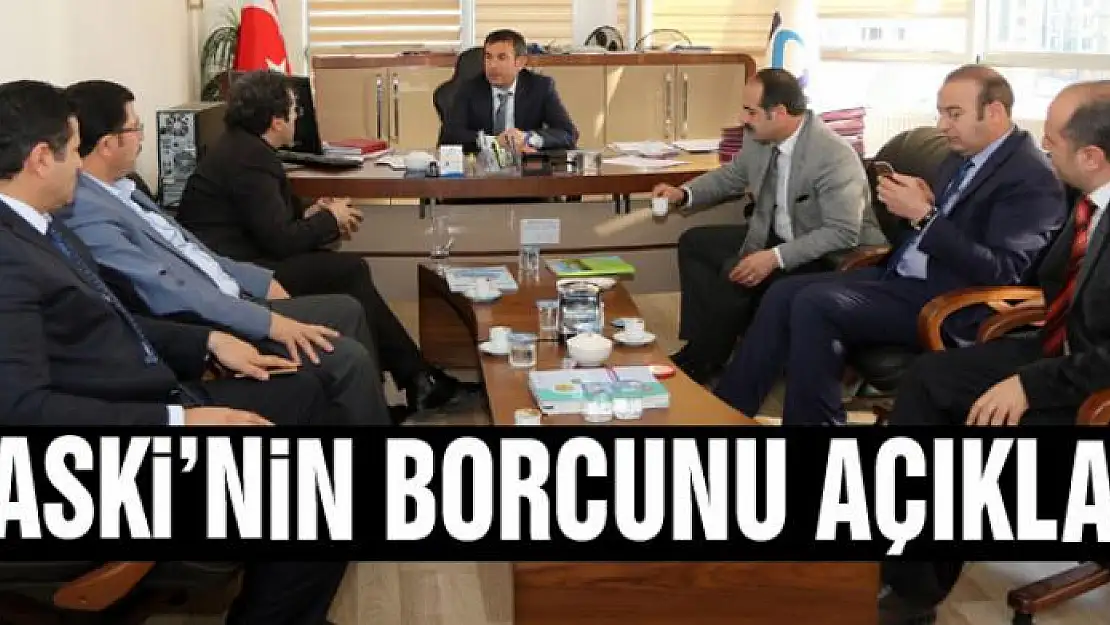 VASKİ'nin borcu açıklandı