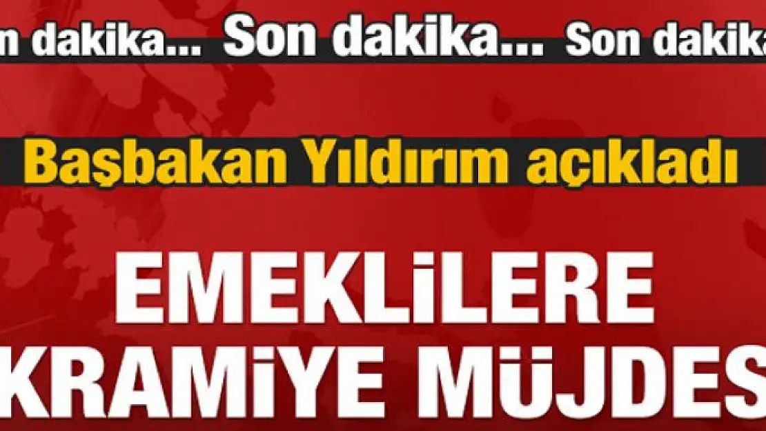 Emeklilere ikramiye müjdesi!