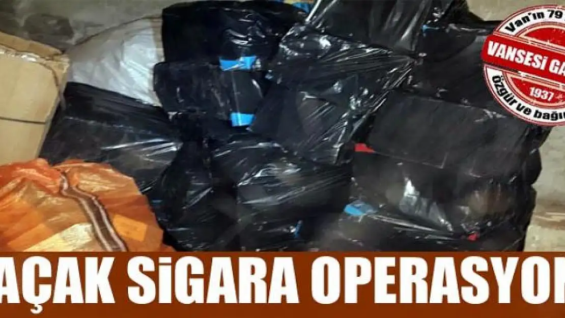 40 bin paket kaçak sigara geçirildi