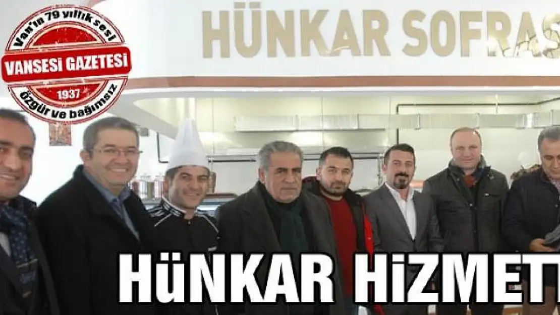 Hünkar Sofrası hizmete açıldı