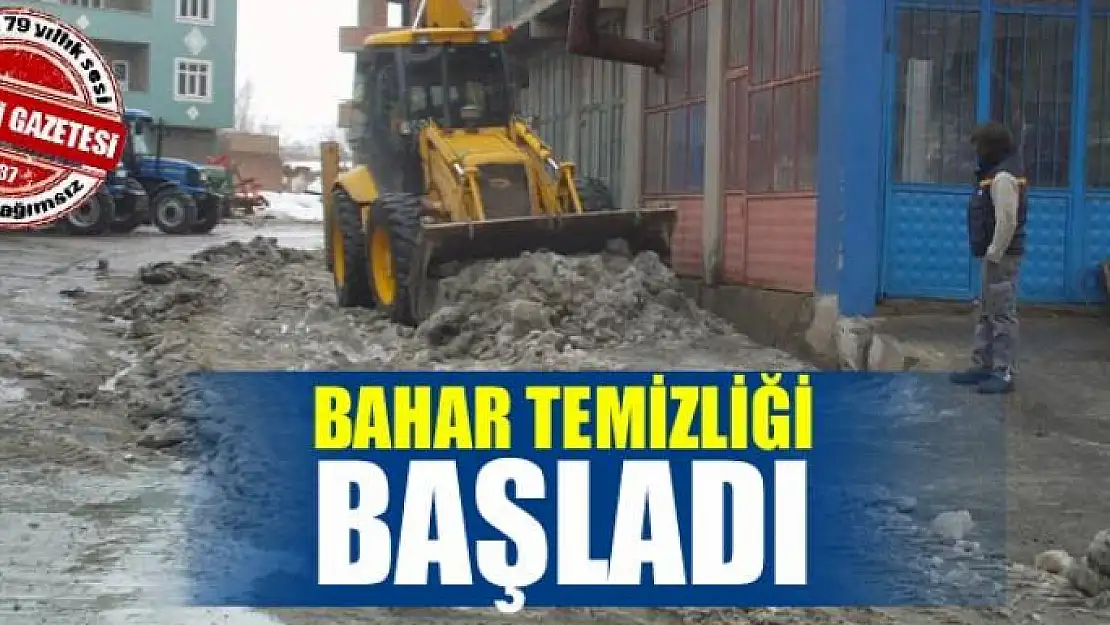 Bahar temizliği başladı