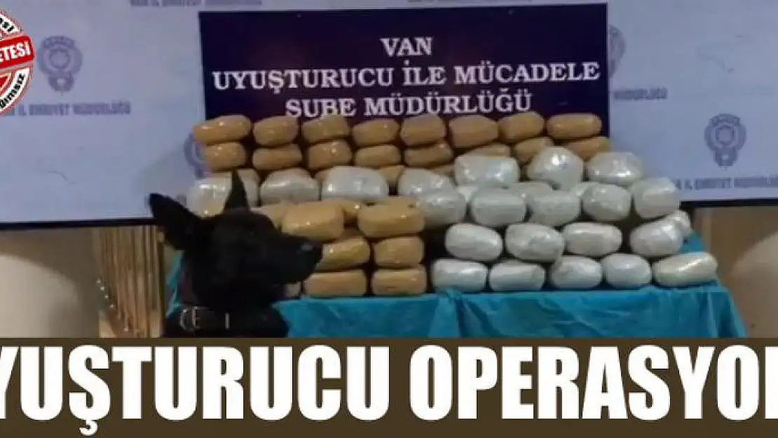 Van'da uyuşturucu operasyonu 