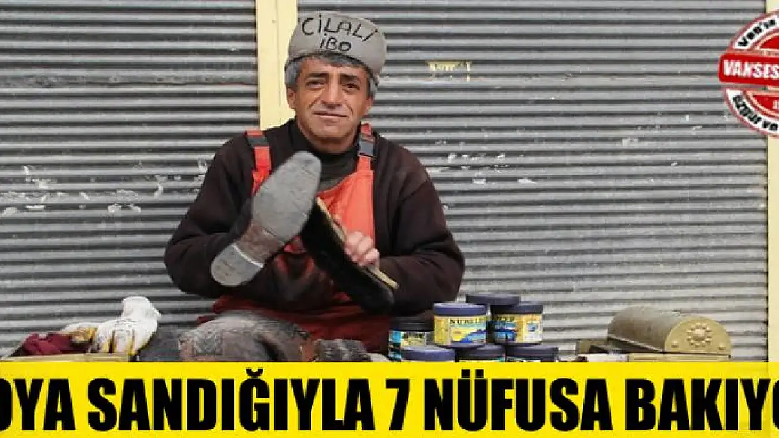 Boya sandığıyla 7 nüfusa bakıyor