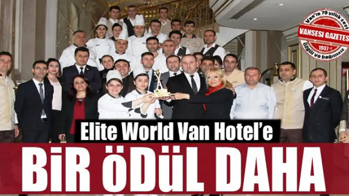 Elite World Van Hotel'e ikinci kez ACE of M.I.C.E. ödülü