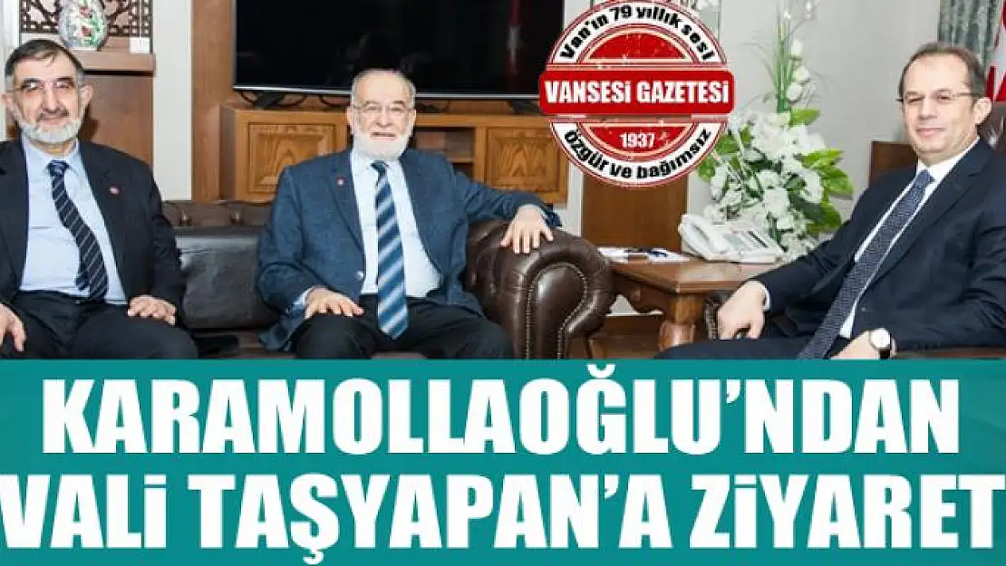 Karamollaoğlu'ndan Vali Taşyapan'a ziyaret