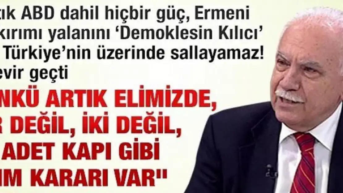 Ermeni soykırımı iddiası bitirilmiştir