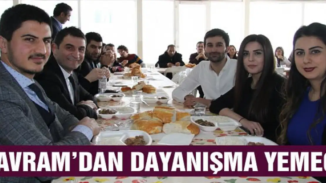 Kavram'dan dayanışma yemeği