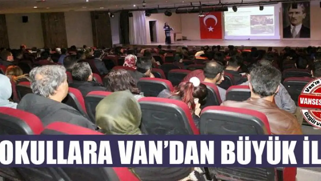 O okullara Van'dan büyük ilgi