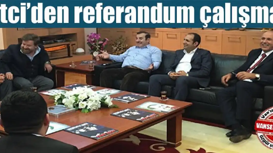 Bakan Yardımcısı Çiftci'den referandum çalışması