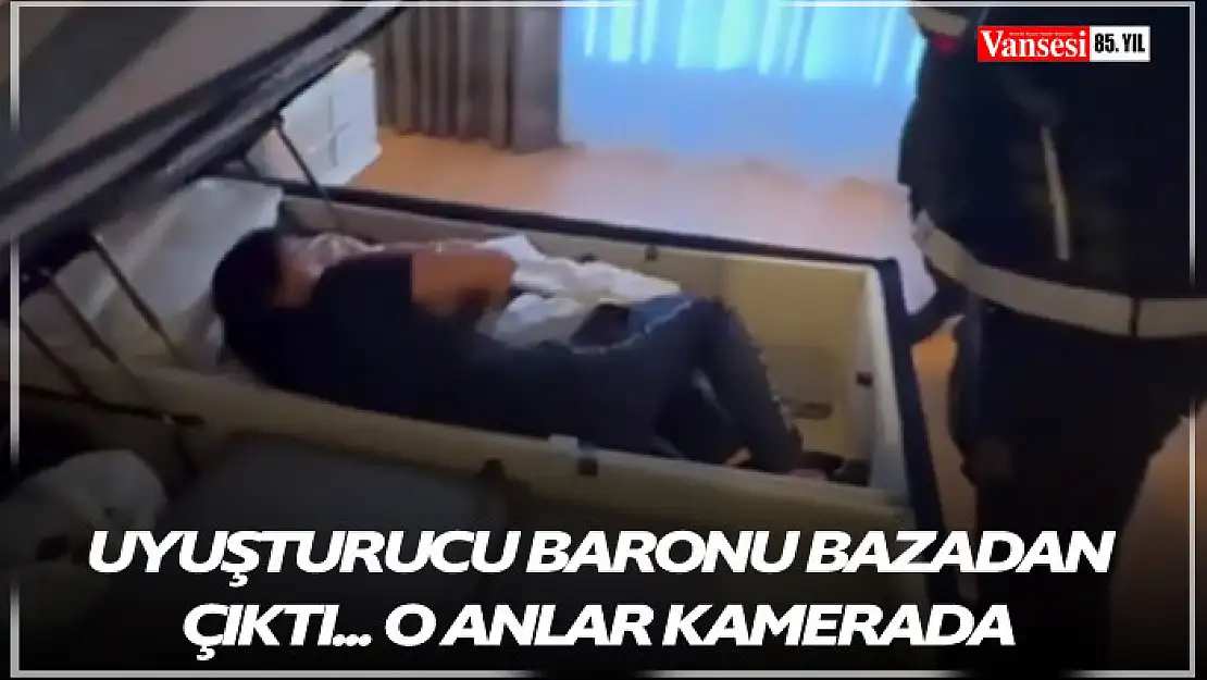 Uyuşturucu baronu bazadan çıktı... O anlar kamerada