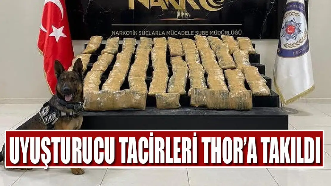 Uyuşturucu tacirleri Thor'a takıldı