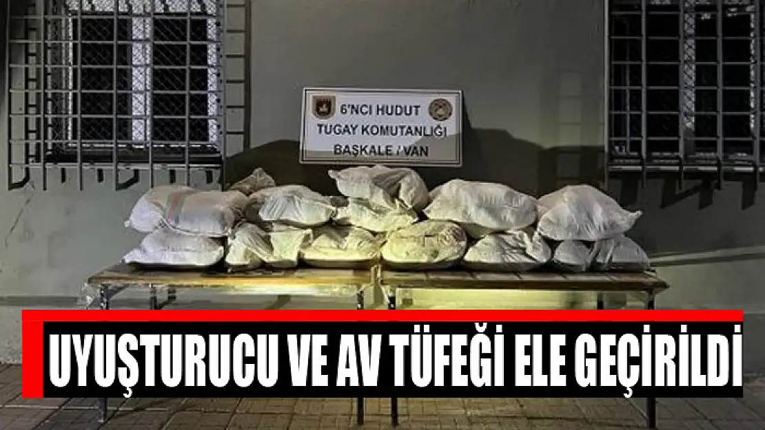 Uyuşturucu ve av tüfeği ele geçirildi