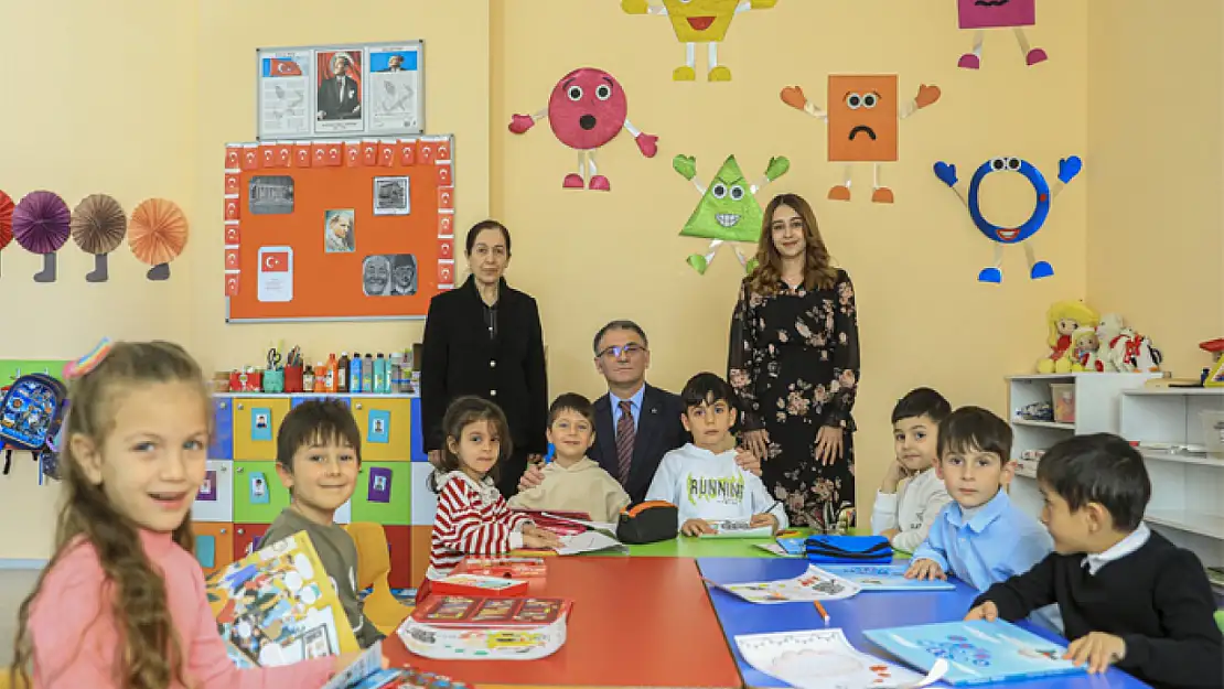 Vali Balcı'dan anaokuluna ziyaret