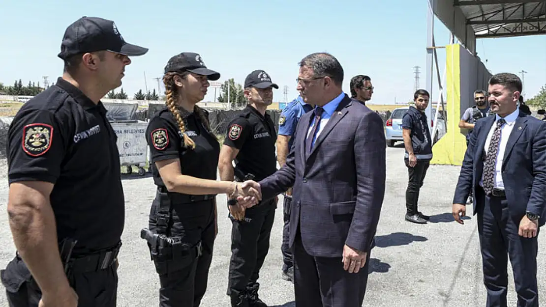 Vali Balcı'dan, Erciş Yol Kontrol ve Uygulama Noktası'na ziyaret