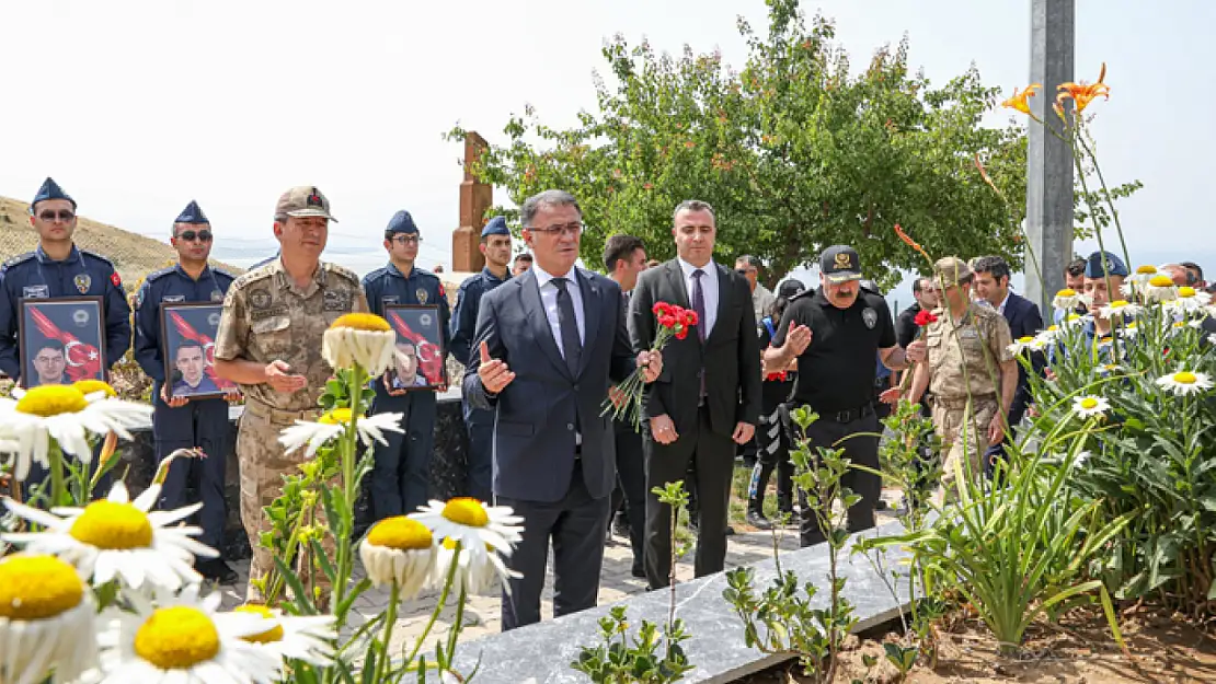 Vali Balcı'dan Gevaş Şehitler Anıtına ziyaret 