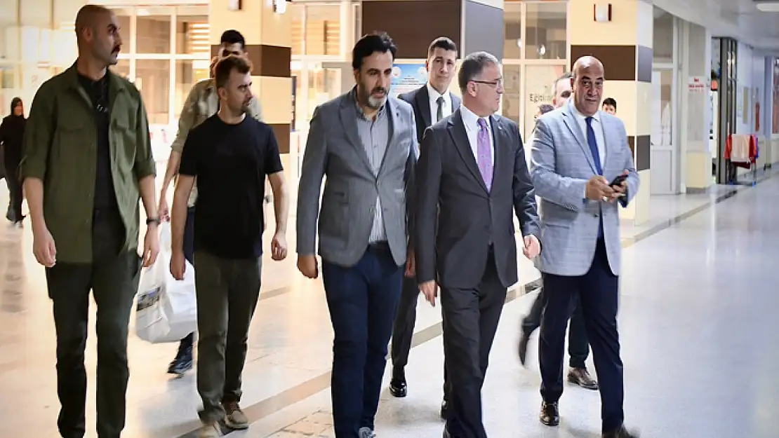 Vali Balcı'dan hastane ziyareti