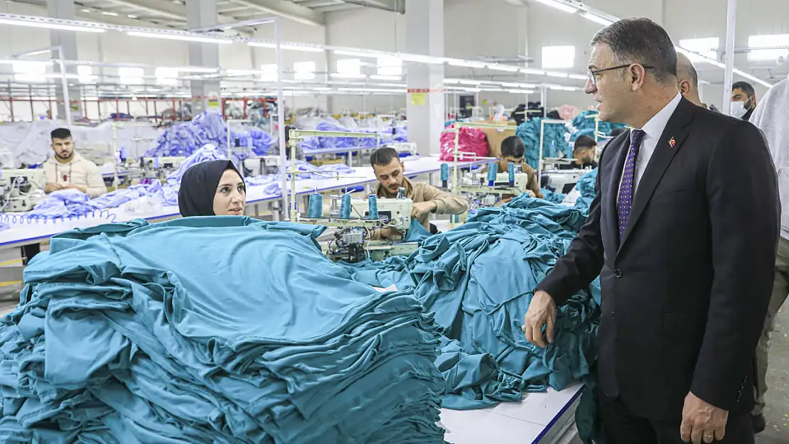 Vali Balcı'dan Tekstil Fabrikalarına Ziyaret