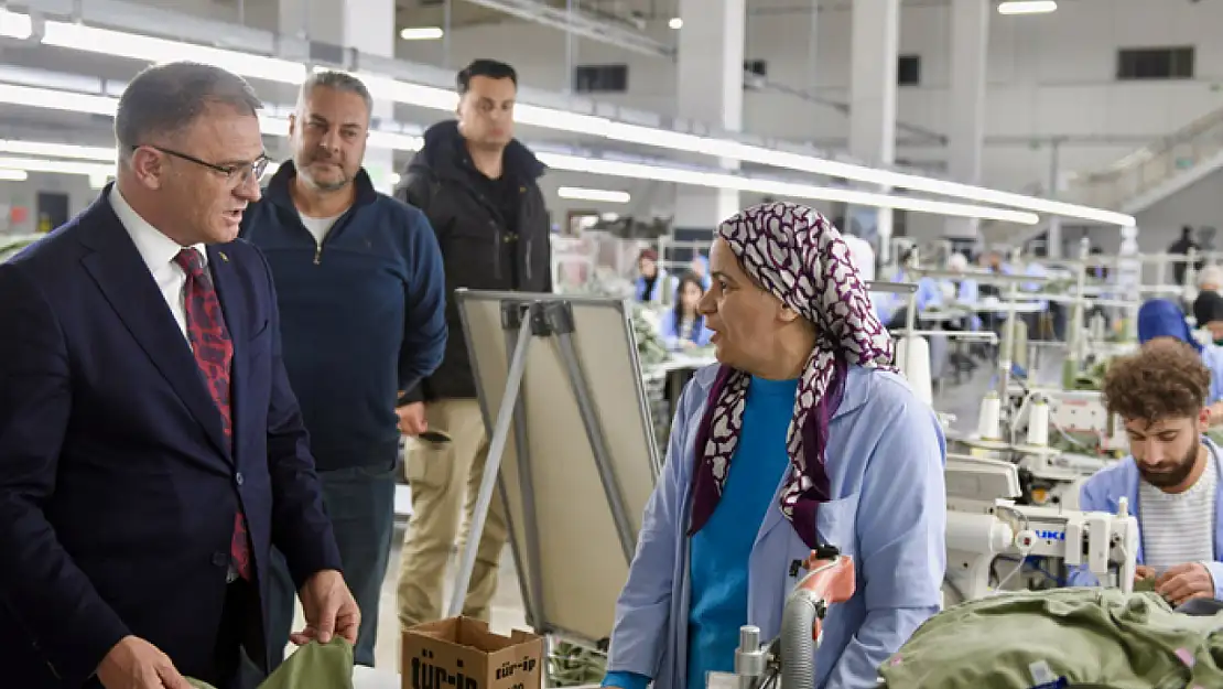 Vali Balcı'dan tekstil fabrikalarına ziyaret