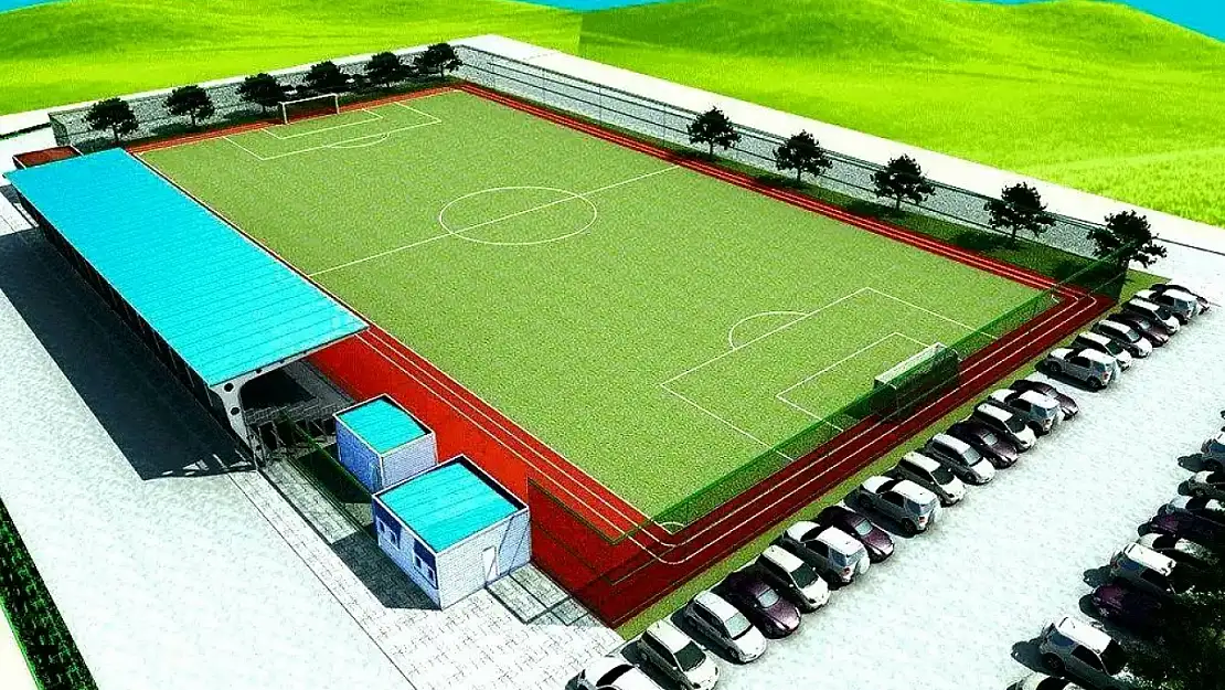 Van'a 250 kişilik yeni Futbol Sahası